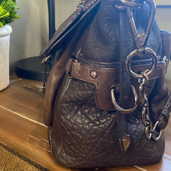 Coach Rare Pinnacle Eva Croc Embossed Handbag - Picture 9 of 12